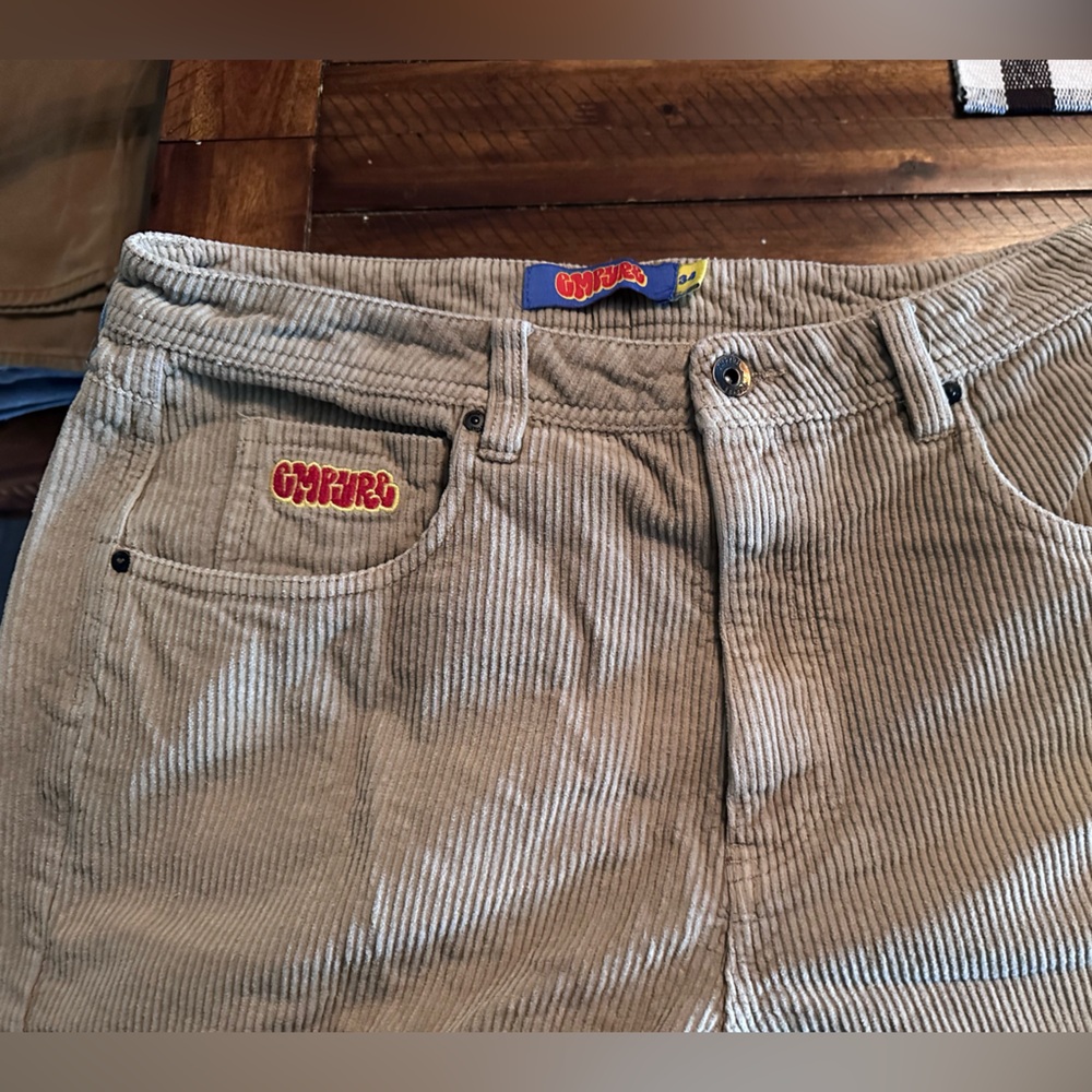EMPYRE brown/tan Corduroy Pants - loose fit